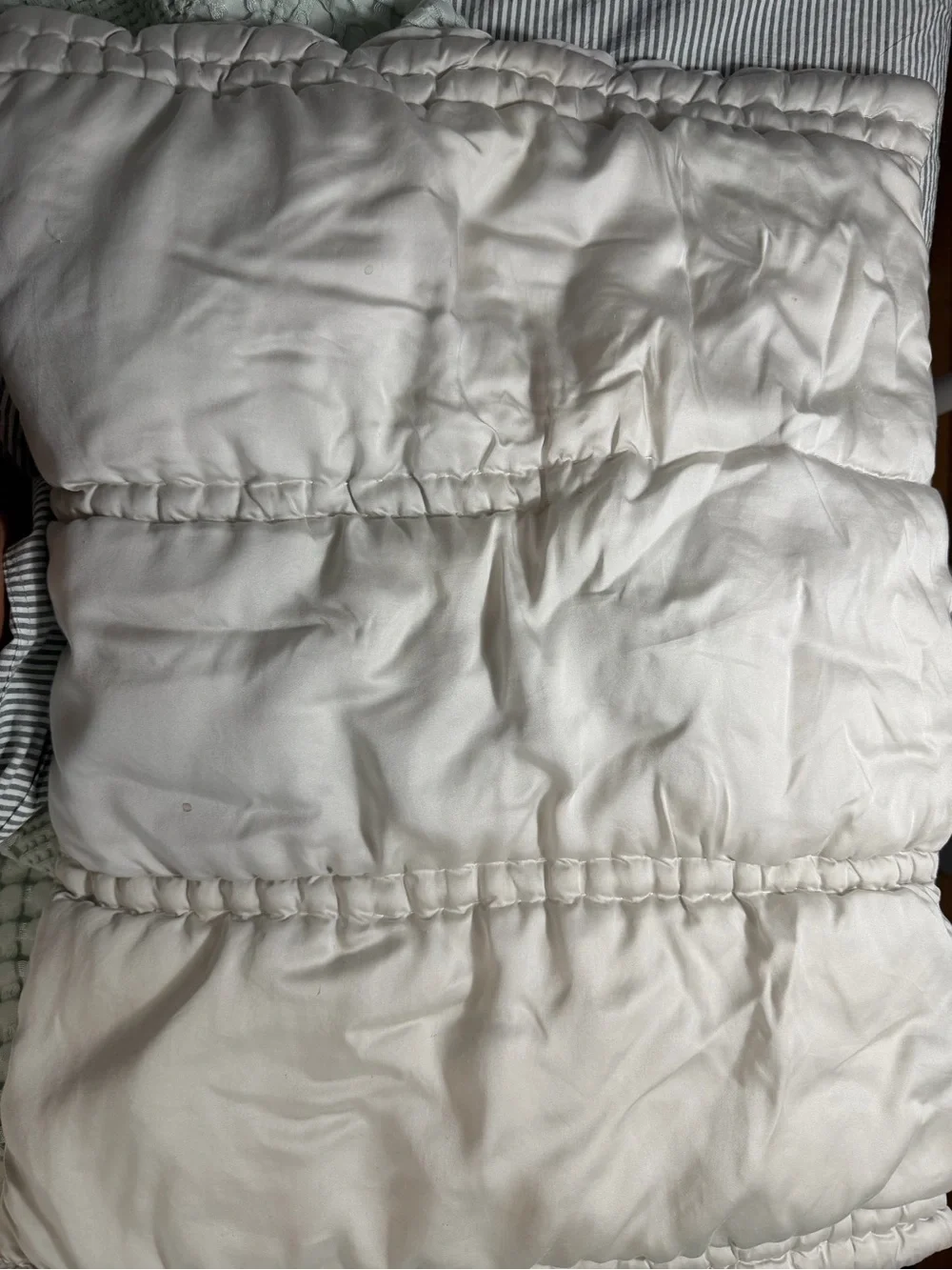 West Elm White 100% Cotton Pillow Sham | Standard/Queen 20x26 | Textured Quilted